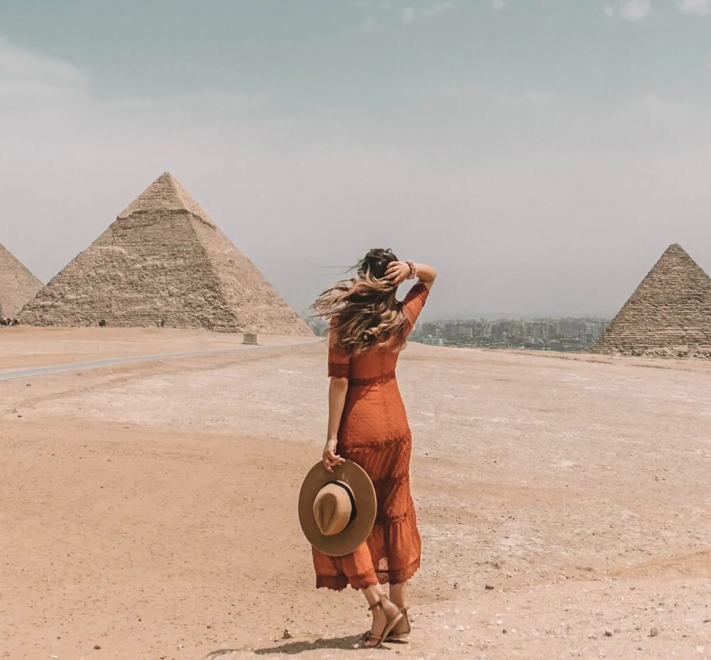 A-wonderful-picture-of-a-woman-from-inside-the-Pyramids-of-Giza