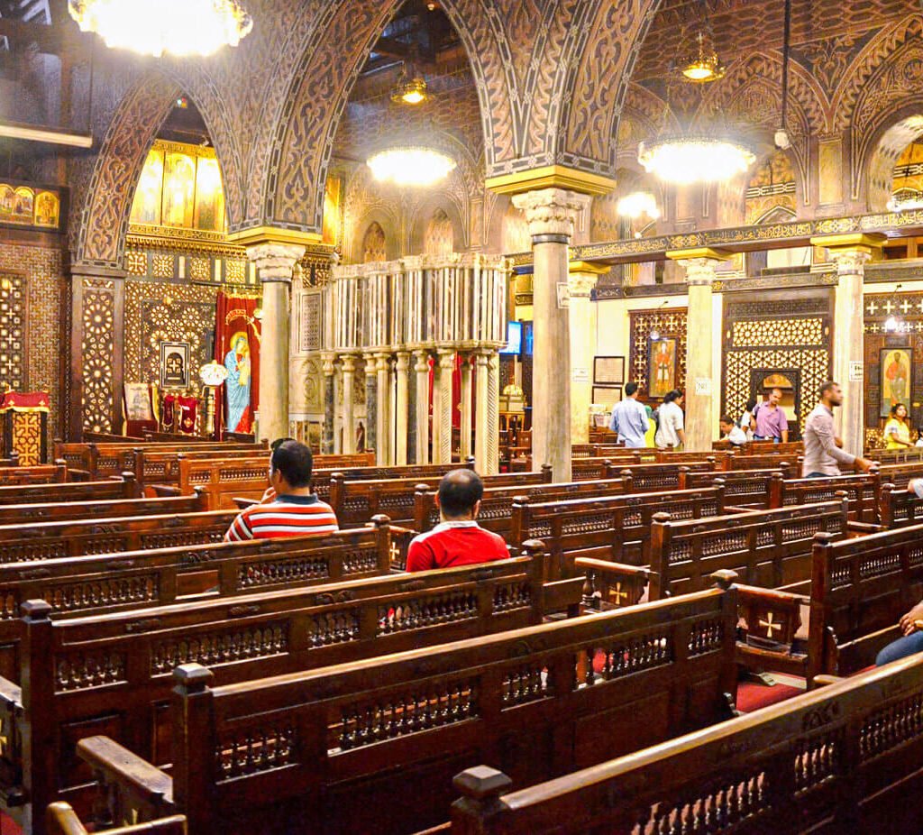 inside-the-hanging-church-in-coptic-cairo