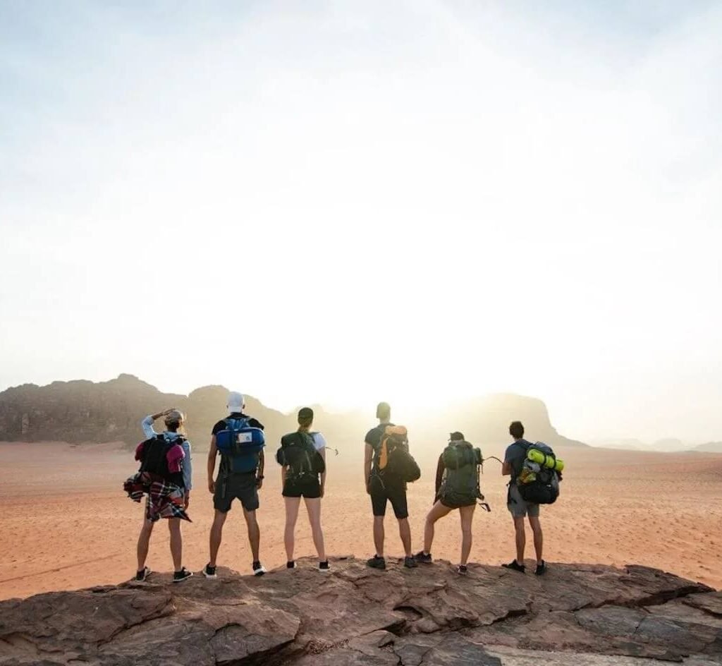 A-special-shot-of-a-group-of-tourists-in-Jordan