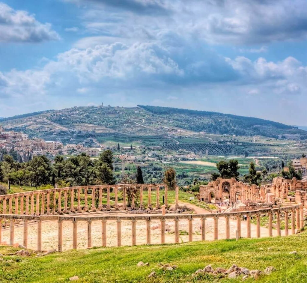 A-wonderful-shot-of-the-Jerash-ruins-in-Jordan