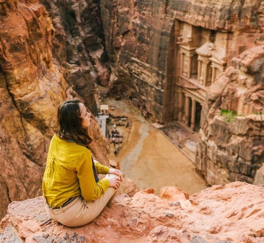 a-wonderful-photo-of-a-visitor-from-the-top-of-the-temple-of-petra
